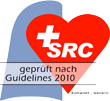 Guetesiegel SRC (Schweizerischer Rat für Wiederbelebung).